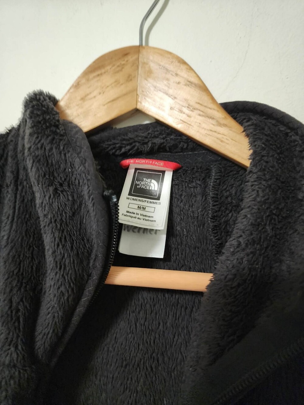 The North Face Women's Black Fleece Vest with Stand Collar - Picture 4 of 4